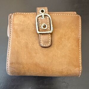 Coach Tan Leather Wallet